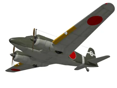 Tachikawa Ki-54 Hickory 3D model purchase