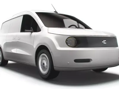 Generic EV Small Van LWB 2023 3D model