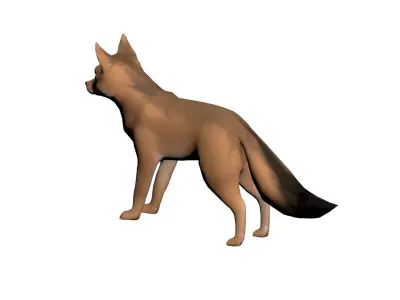 Fox model 3D model