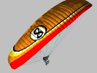 Paraglider 3D model