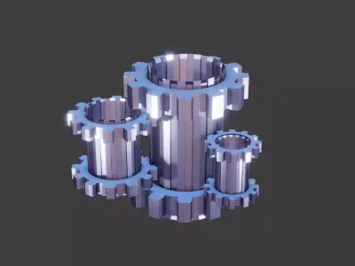 Gera Wheel Shaft 3D Model Free 3D model