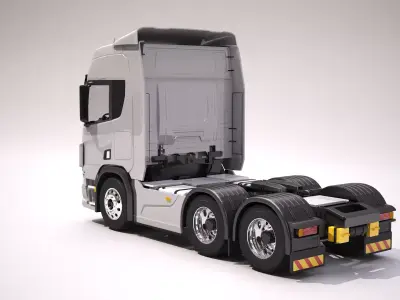 Generic European Semi Truck 3D model