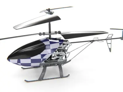  Remote controlled helicopter 3D model