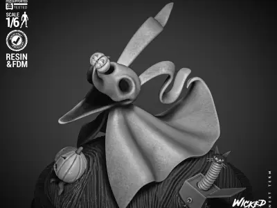 Wicked Movies Zero Sculpture 3D print model purchase