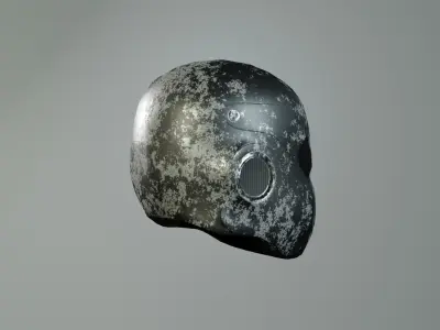 Low poly  Military Armor Low-poly 3D model