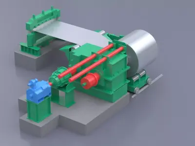 Collection of Industrial Equipments 3D model