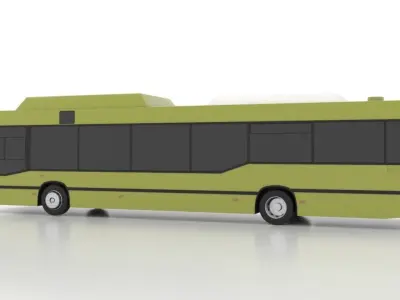 Mercedes-Benz O405N2U CNG Low Low-poly 3D model