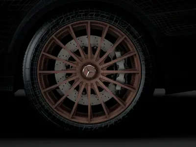 Mercedes-AMG S 65 Final Edition 2019 wheel 3D model