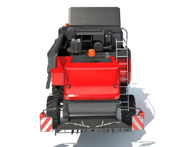 Combine Harvester 3D model 18