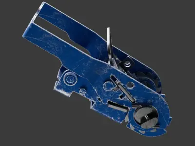 Ratchet Strap Low poly model Low-poly 3D model