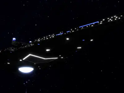 STAR WARS - VICTORY CLASS STAR DESTROYER - VSDI 3D model