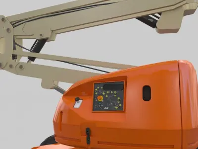 Cherry Picker Teleskopic Boom 3D model
