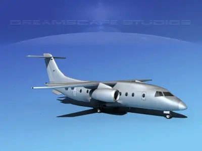 Dornier 328Jet Bare Metal 3D model