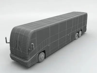 Touring Bus 3D model