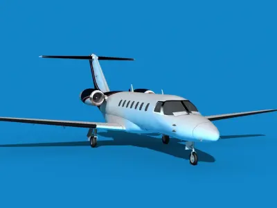 Cessna C528 Citation CJ3 V06 3D model