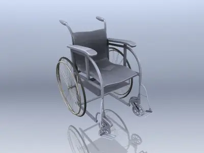Wheel chair 2 Free 3D model