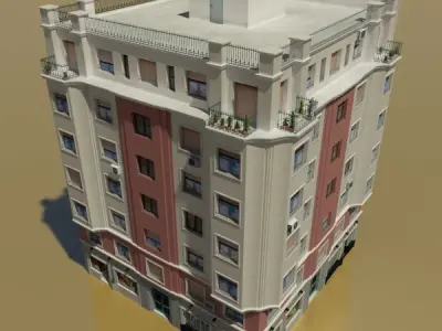 Building apartment - apartment 3D model get