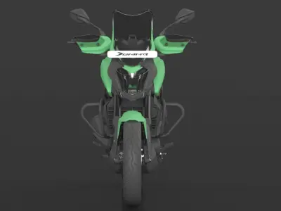 Bajaj Dominar D 400 UG 2 Motorbike Low-poly 3D model