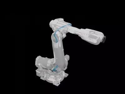 ABB IRB 6790 Heavy-Duty Industrial Robotic Arm 3D model