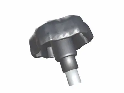 Industrial Knob 3D model buy