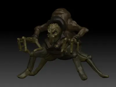 Sci-Fi Alien challenge merchant alien Free 3D model