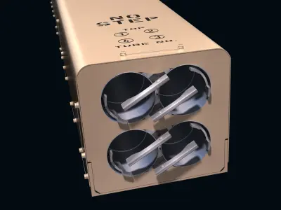 LAND-LGR4 Launcher 3D model