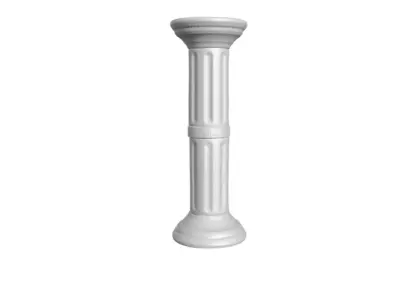 Classic column pedestal for vase 3D print model