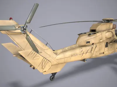 EC-665 Tiger HAD Block 2 France Basic Low-poly 3D model