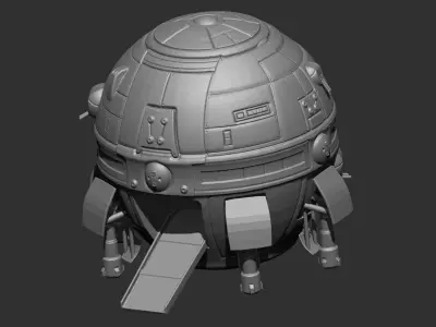 3D BattleTech DropShip  3D print model