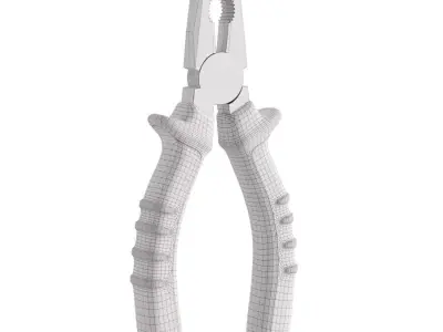 Ergonomic Multi-Purpose Pliers Tool 3D model