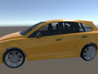 SUV Car Low poly Low-poly 3D model