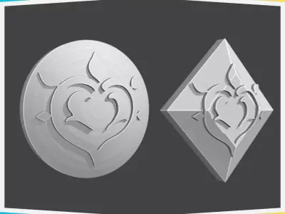 Dendro element - Vision rune 3D print model