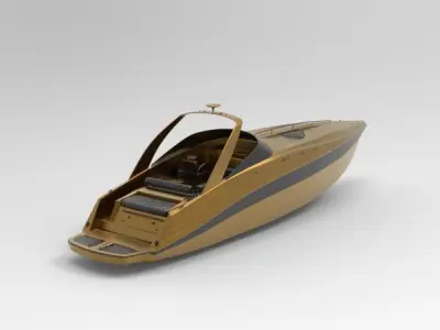 yacht 3D model 12