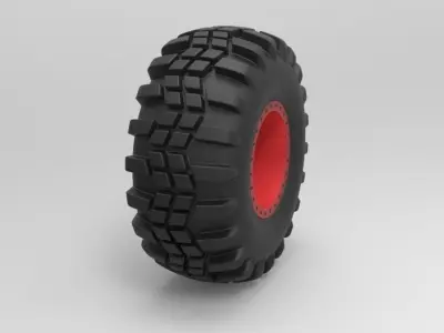 Offroad wheel 7 3D model