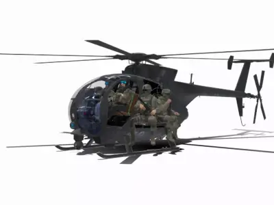 AH6 BOPE Low-poly 3D model