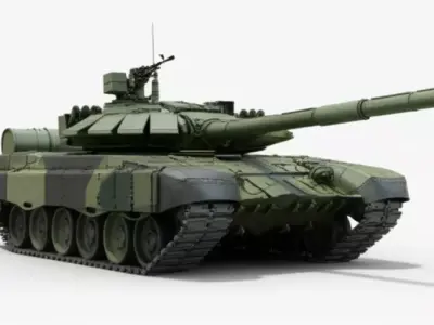 Tank t-90 m 3D model