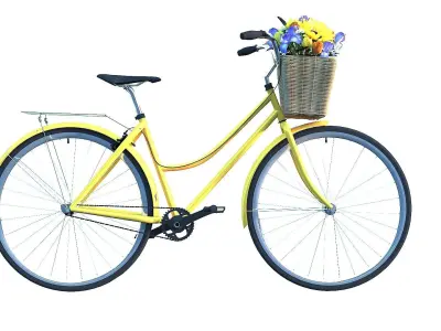 vintage design bicycle 3D model