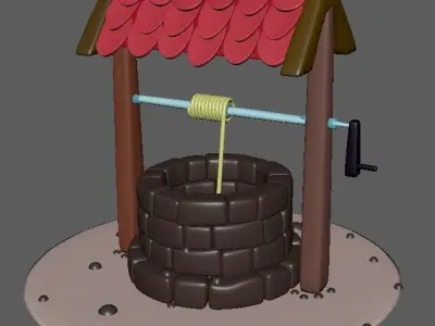 Water Well 3D model 3D model