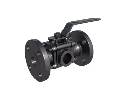 Radiator Valve - Pipe Valves - Steel Pipe Valves 3D print model