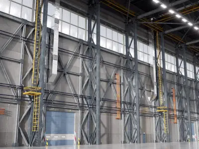 XXL Airliner Hangar 3D model
