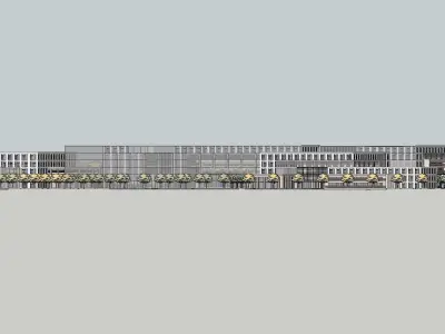 Sketchup Building W1 3D model