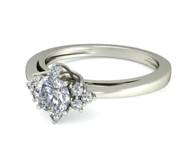 Wedding Ring  3D print model 123