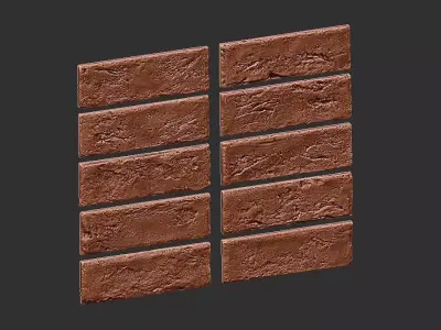 brick wall texture 3d 3D print model