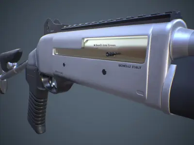 Benelli m4 Shotgun 3D model