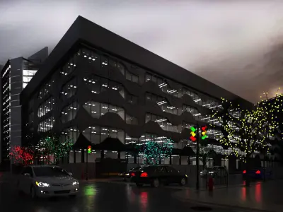 Modern Commercial office 3D model