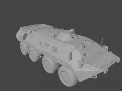 BTR-80 3D model