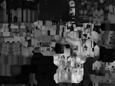 Military assault rifle Low-poly 3D model