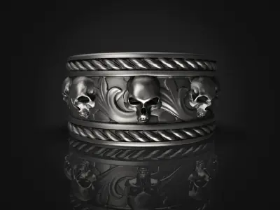 skull band 3D print model purchase