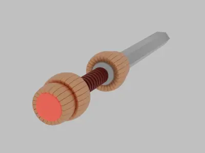 Onion sword 3D model