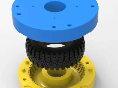 Mold for diecast Ural O47A Scale 1 to 10 and 1 to 14 and 1 to 25 3D print model
